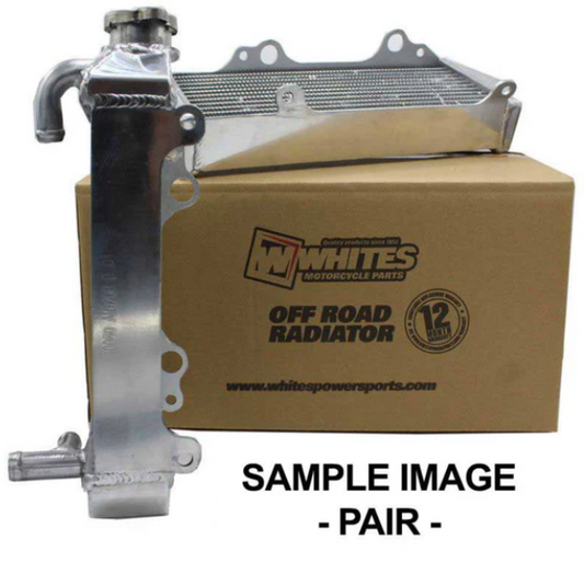 WHITES RADIATORS SUZ DRZ400S 00-17 DRZ400SM 05-17 PAIR