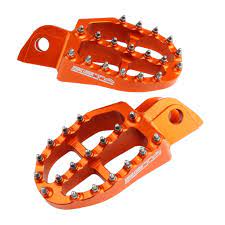 Zeta Aluminum Footpegs KTM SX - '15 Orange