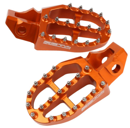 Zeta Aluminum Footpegs KTM SX '16 - Orange