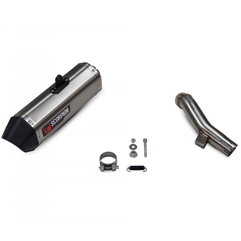 Versys 1000 / SE / Tourer / GT Serket Parallel Slip-on Brushed Stainless 19-23