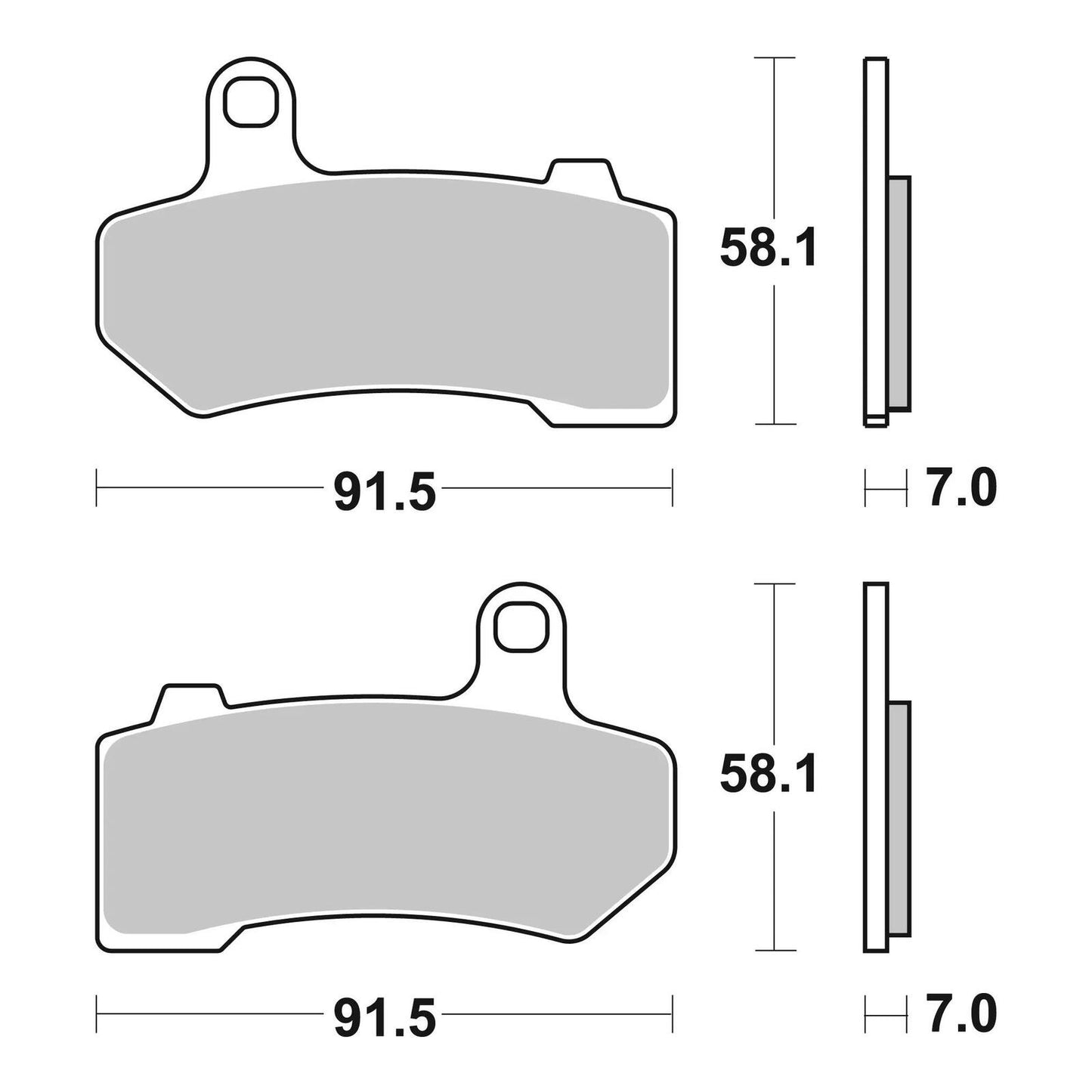 Brembo Prime Sinter Front Brake Pads 07HD17SA