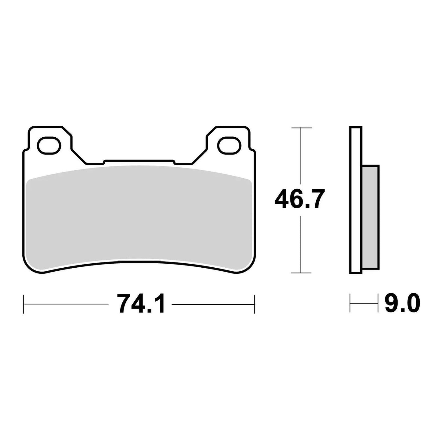 Brembo Xtra Sinter Front Brake Pads 07HO50SR