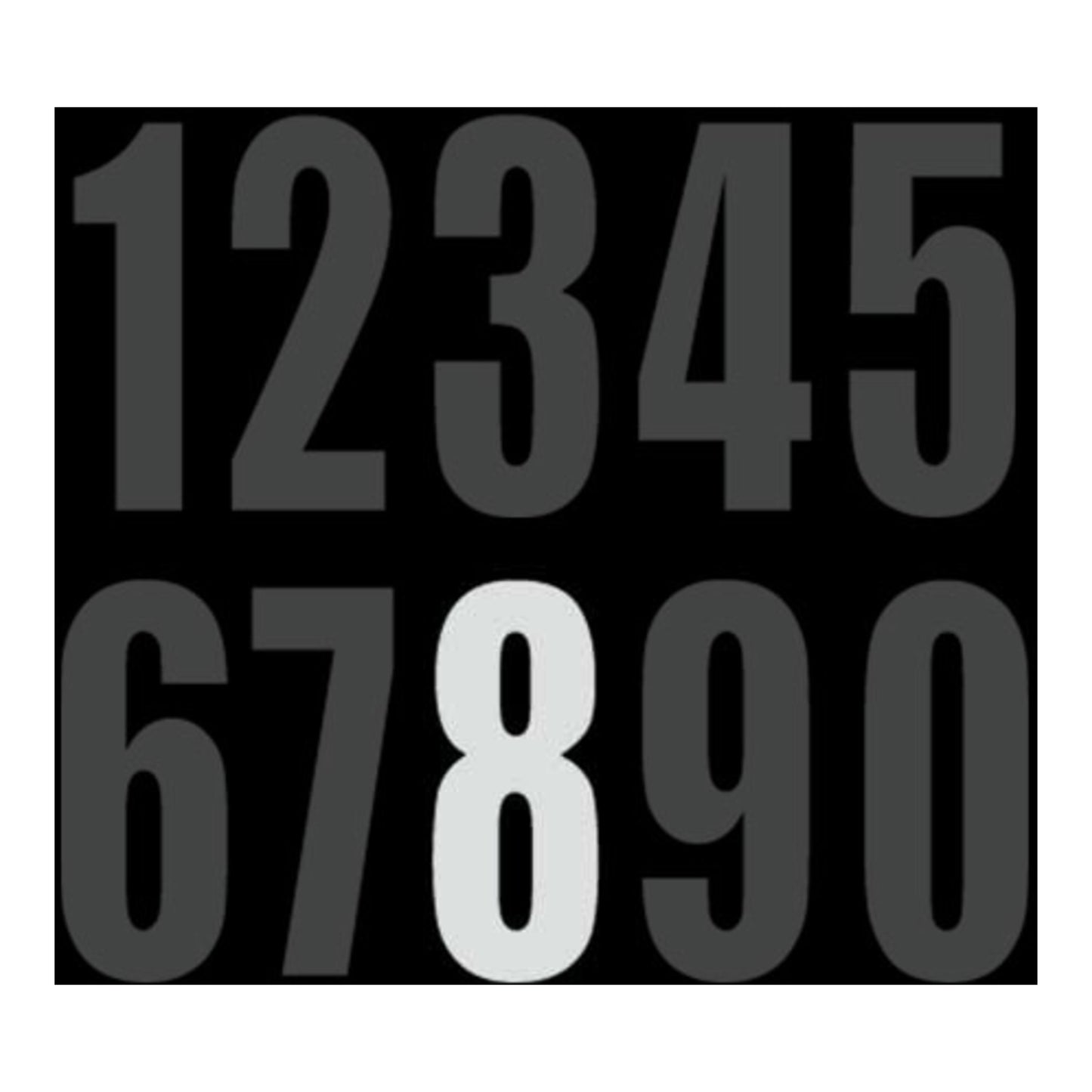 DRC Motion Standard Number ED3 White 8