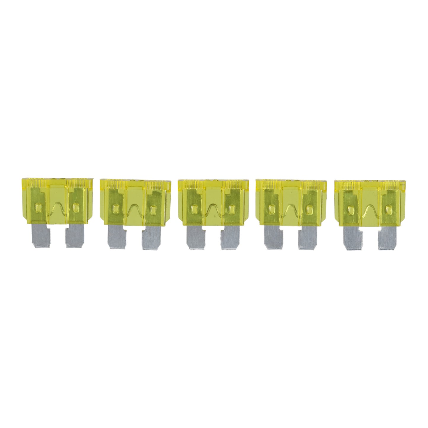 Fuse 20A Blade - Yellow (Packet of 5)