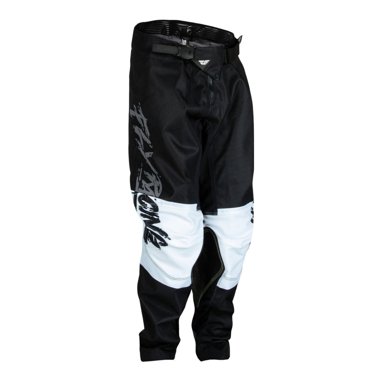 Fly Racing Kinetic Khaos Youth Pant - Grey / Black / White