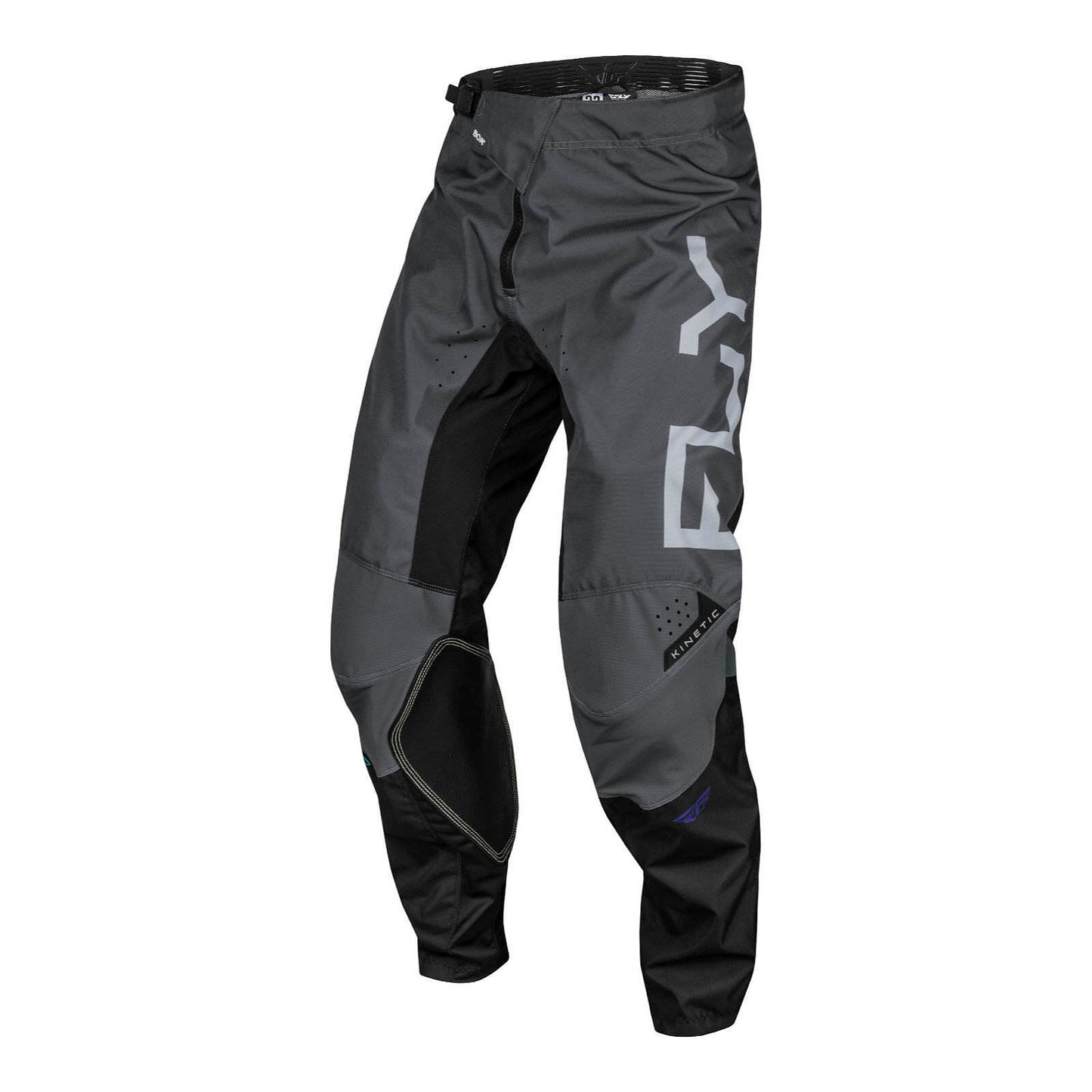 FLY Racing Kinetic Reload Pants - Charcoal / Black / Blue Iridium