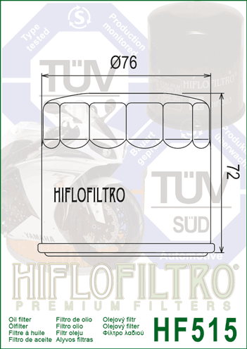 HF515 Oil Filter Royal Enfield