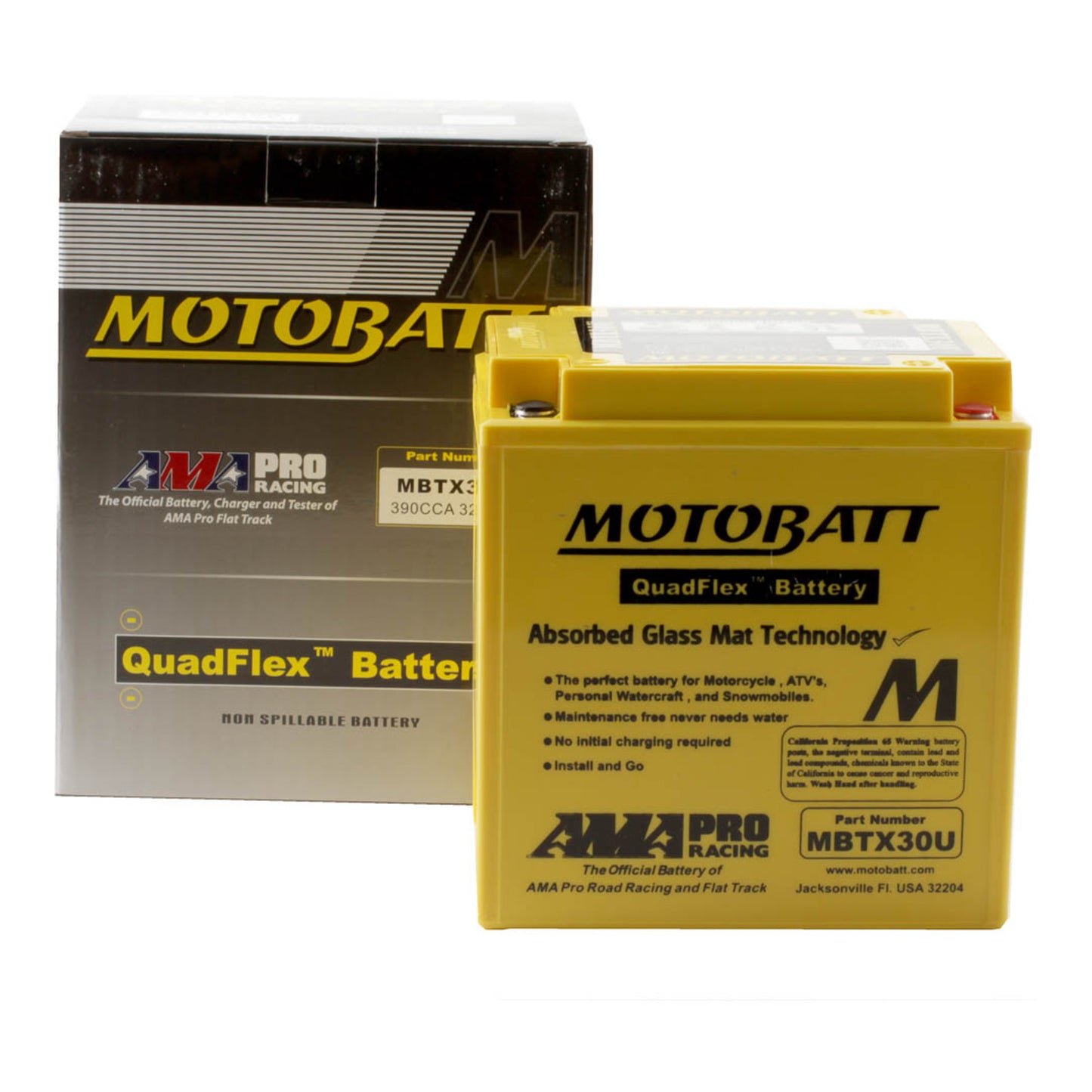 Motobatt Battery Quadflex AGM - MBTX30U