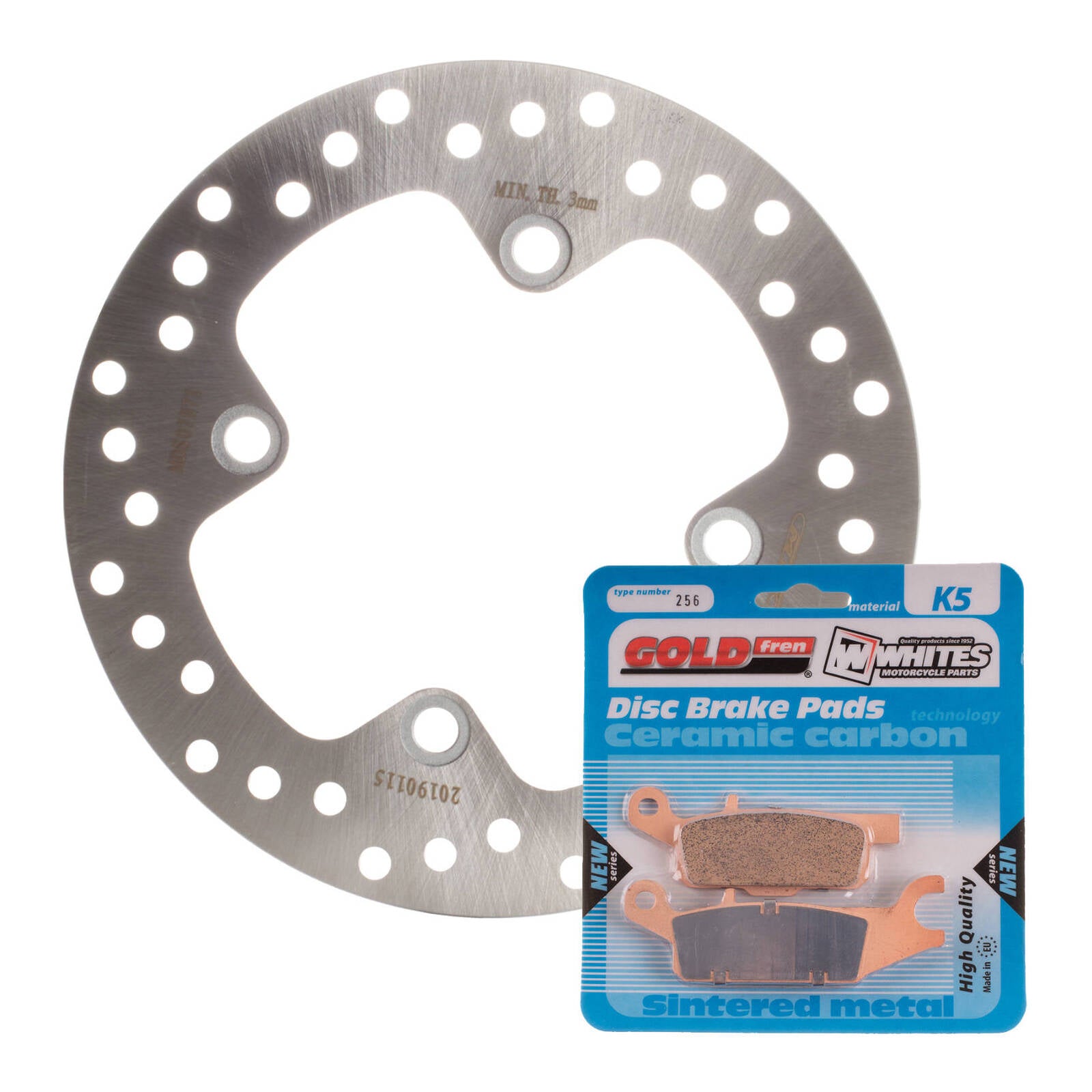 BRAKE DISC & PAD REAR KIT YAM YFM700FA 0713 Kaitaia Motorcycles