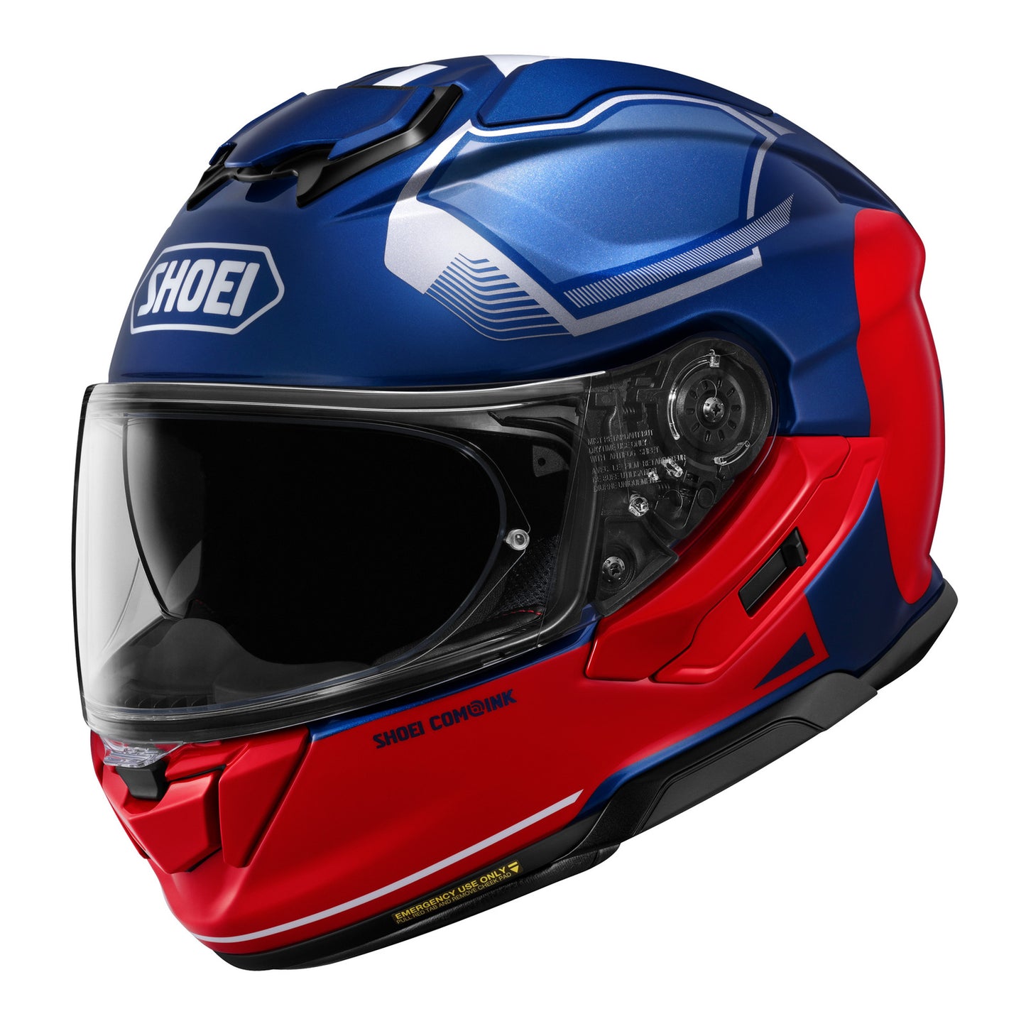 Shoei GT-Air 3 Helmet Mike - Blue / Red TC2