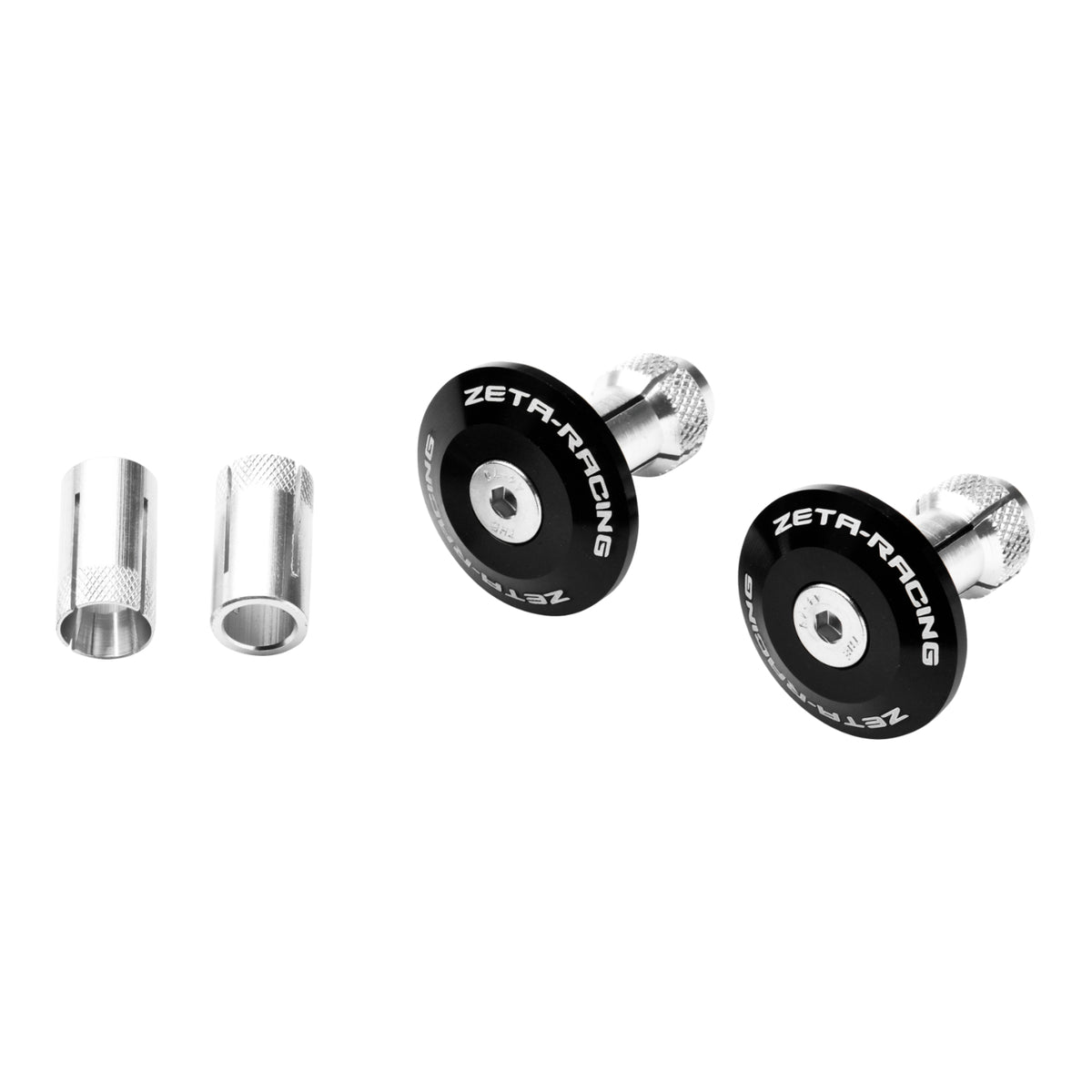 Zeta Bar End Plug 35mm 2pcs - Black