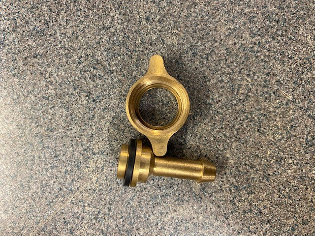 BRASS HOSE TAIL 8mm