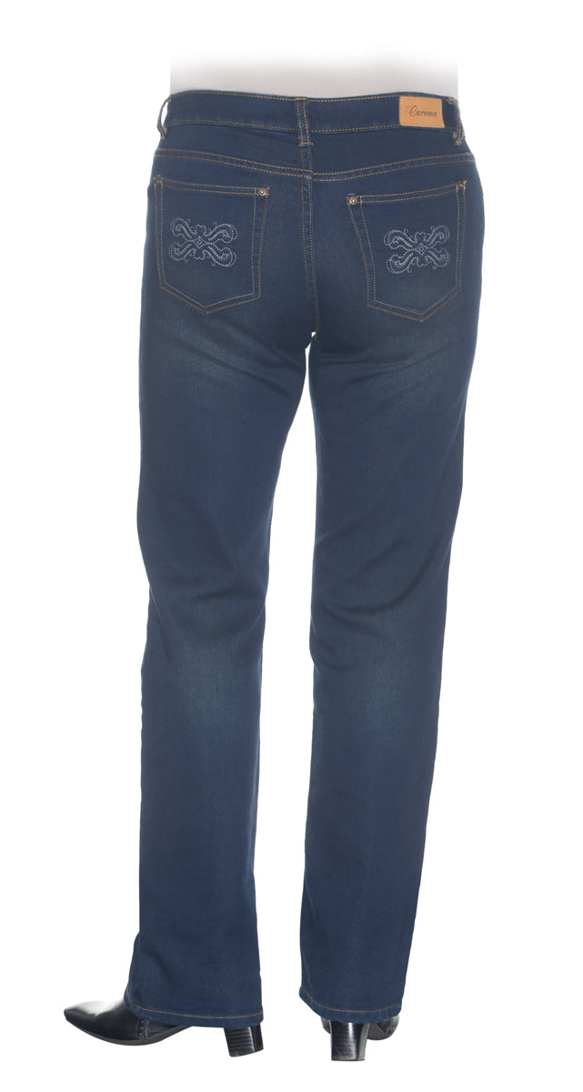 Classic 5 Pocket Midrise Bootleg Jeans - Indigo