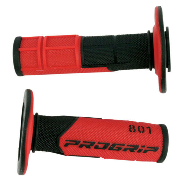 Progrip PG801 MX Grips - Black/Red PG801BR