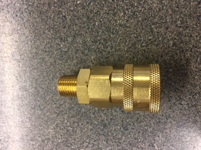 BRASS QUICK RELEASE COUPLING - SCREW TYPE