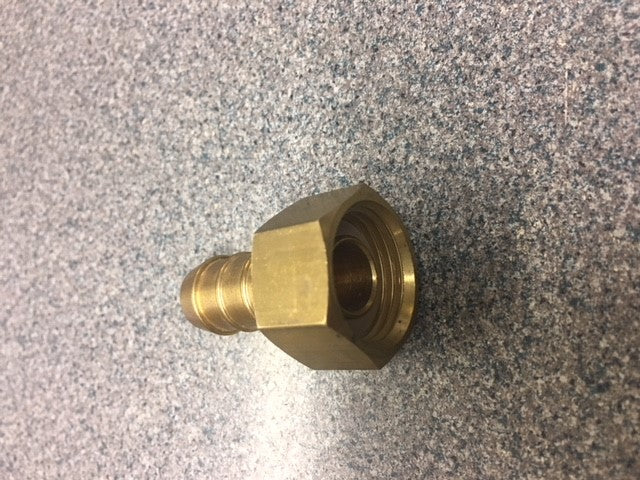 BRASS HOSE TAIL 13MM