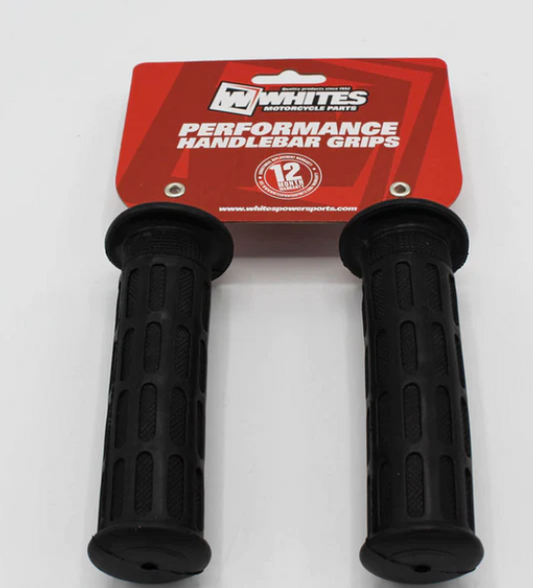 Whites ATV Grips - Black 7/8" Both Sides - 128mm