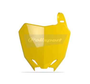 NUMBER PLATE SUZ RMZ250 10-16/ RMZ450 08-16 RMYEL