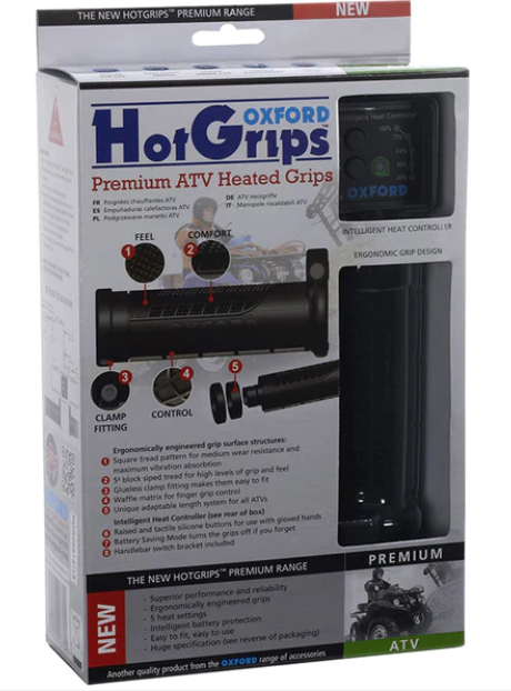 Oxford Hot Grips Premium ATV With V8 Switch