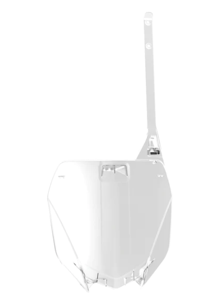 NUMBER PLATE YAM YZ450F 18- /YZF250 19- WHT