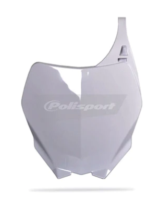 NUMBER PLATE YAM YZ125/250 05-14 /450F 06-09 WHT