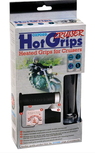 Oxford Hot Grips For Cruisers Chrome Switch