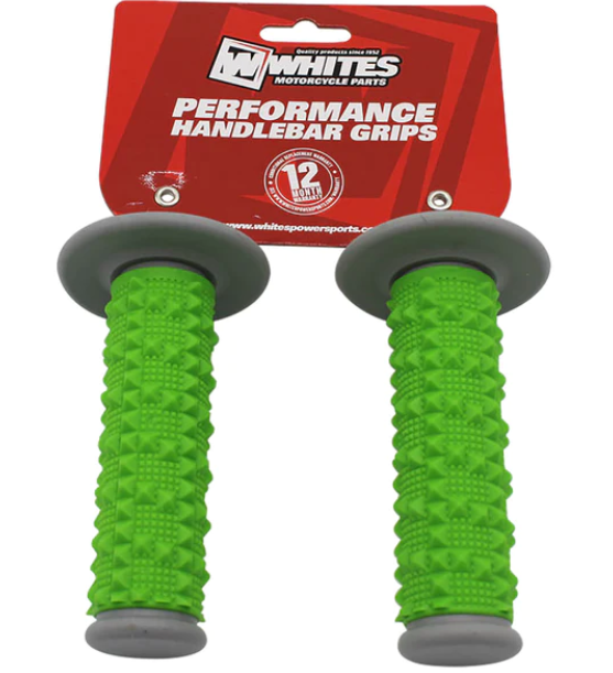 Whites Grip MX Full Diamond - Grey / Green