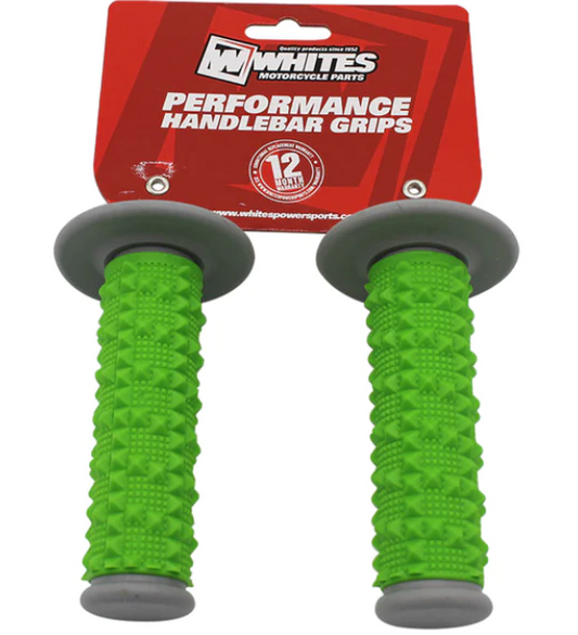 Whites Grip MX Full Diamond - Grey / Green