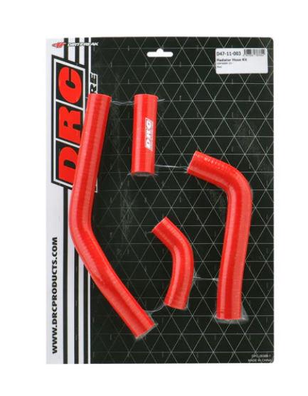 DRC RADIATOR HOSE KIT CRF450R '21- RED