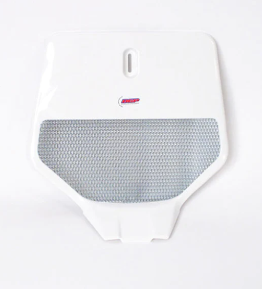 NUMBER PLATE AIRFLOW WHT