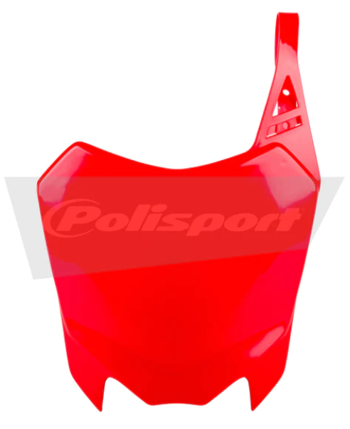 NUMBER PLATE HON CRF110F 13-19 - RED