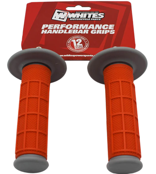 Whites Grip MX Half Waffle - Grey/Orange