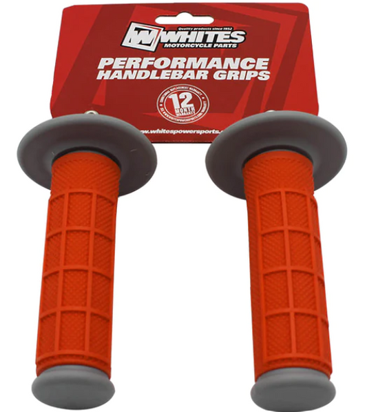 Whites Grip MX Half Waffle - Grey/Orange