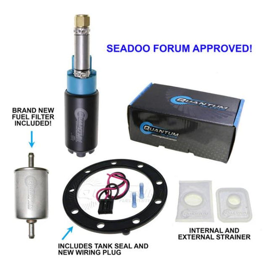 Quantum In-tank EFI Fuel Pump with Tank Seal, Filter, Install Kit