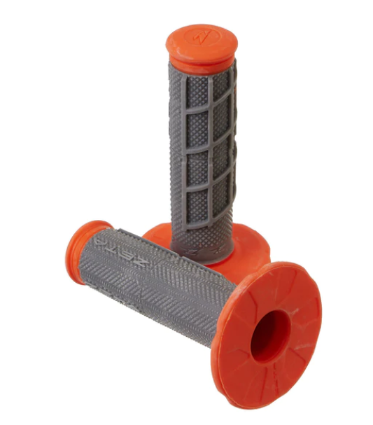 Zeta Standard Race Grip - Orange/Grey