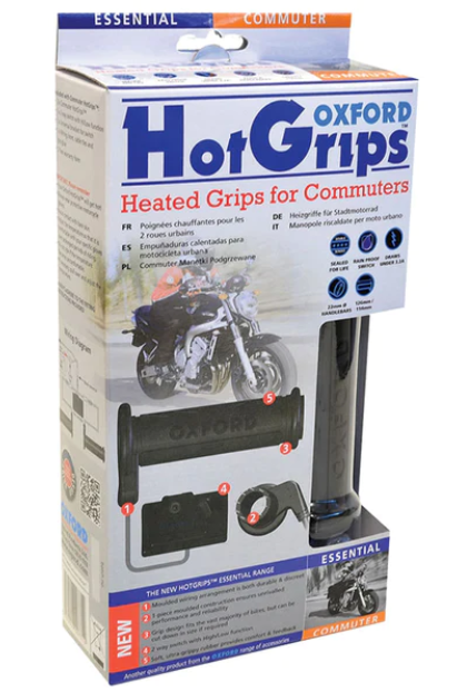 Oxford Hot Grips Commuter With Hi/Low Switch
