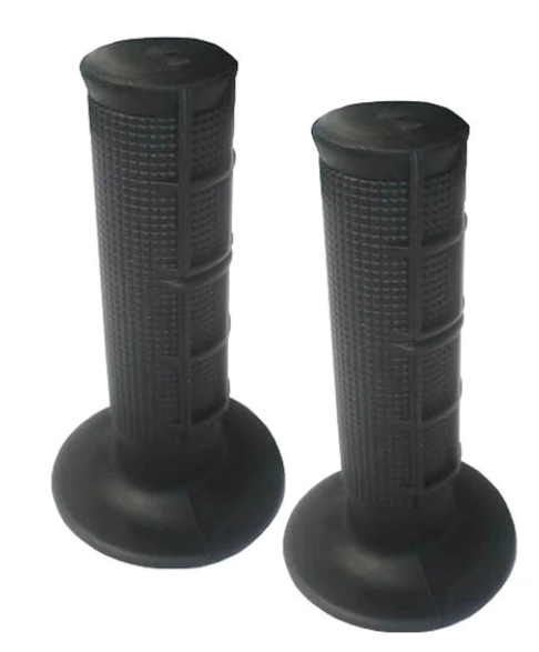 Whites MX Half Waffle Grip 3 Black With Wire