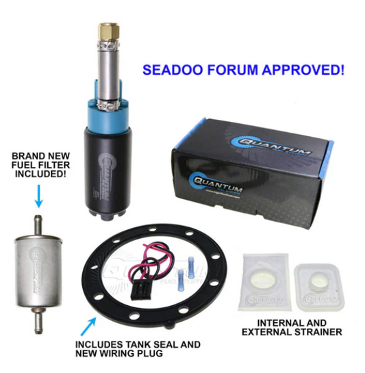 Quantum In-tank EFI Fuel Pump with Tank Seal, Filter, Install Kit