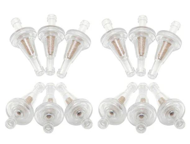 12 Fuel Filters,1/4" Flg,1.25l K81-0220 Card