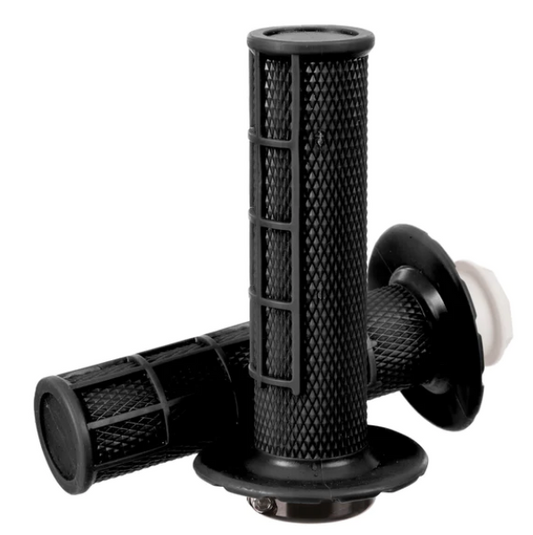 Whites Lock On Grips - Half Waffle - Black
