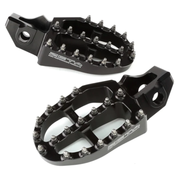 Zeta Aluminum Footpegs KTM SX '16-Black