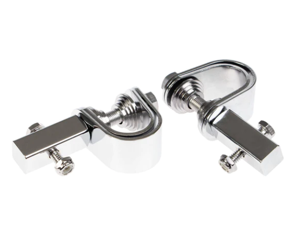 Whites Footpeg Clamp & Mount Circular