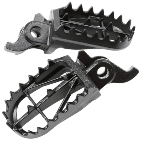 DRC Wide Foot Pegs CRMO Mid Kaw KX250F/450F '09-