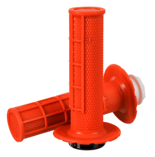 Whites Lock On Grips - Half Waffle - Orange