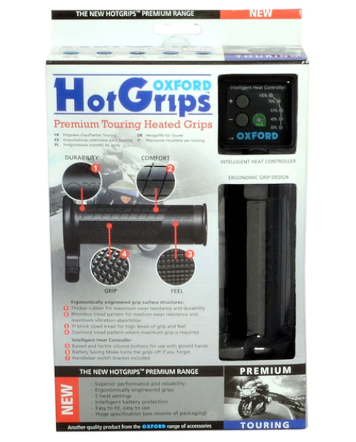 Oxford Hot Grips Premium Touring With V8 Switch