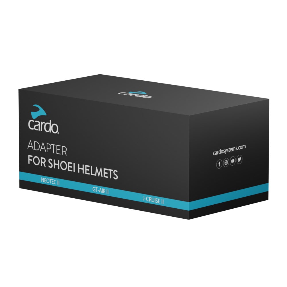 Cardo Adapter for Shoei Gen 2 Helmets: Neotec II, GT-Air II, J-Cruise II