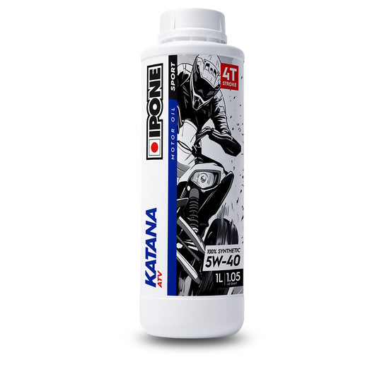 IPONE Katana ATV - 100% Synthetic 4T Oil - 5W40 1L