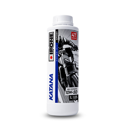 IPONE Katana - 100% Synthetic 4T Oil - 10W50 1L
