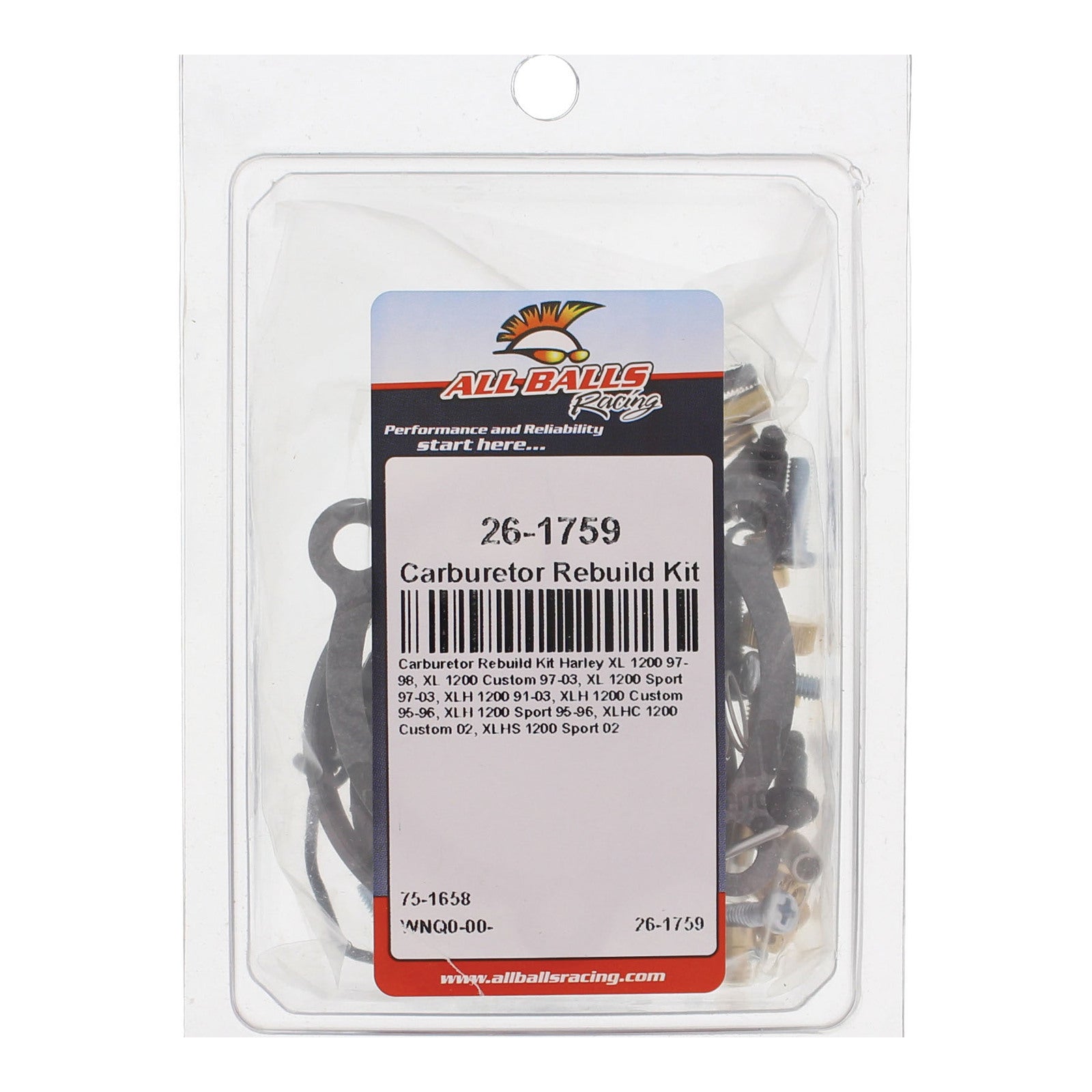 All Balls Racing Carburettor Rebuild Kit (26-1759)