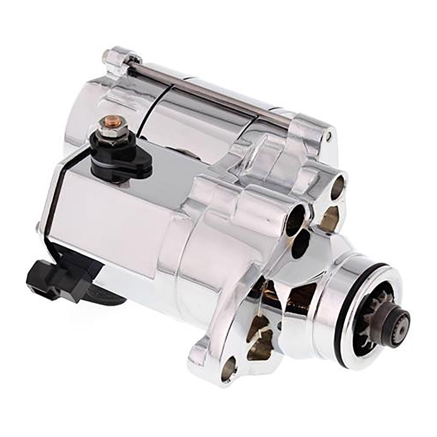 HD STARTER MOTOR - CHROME 80-1014